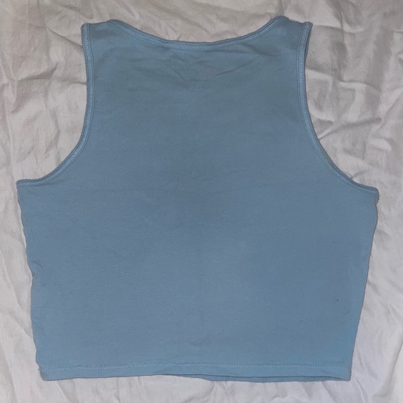 PACSUN Basics blue crop tank - Picture 2 of 3